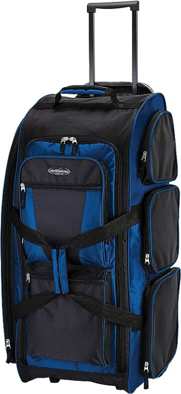 Photo 1 of  Travelers Club Xpedition 30 Inch Multi-Pocket Upright Rolling Duffel Bag 