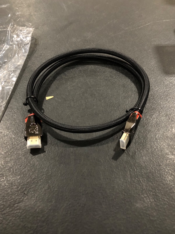 Photo 2 of 8K HDMI 2.1 Cable 3 Feet 8K60hz 4K 120hz 144hz HDCP 2.3 2.2 eARC ARC 48Gbps Ultra High Speed Compatible with Dolby Vision Atmos PS5 PS4