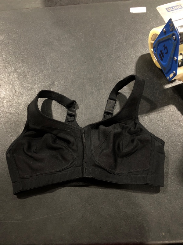 Photo 1 of 36C Black Glamorise Women's MagicLift Front Close Posture Back Support Bra #1265 
