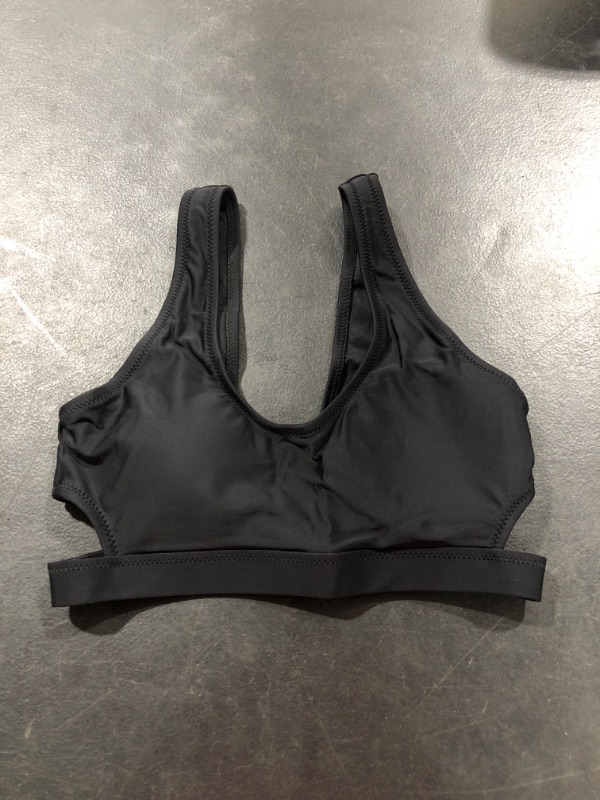 Photo 1 of  Blooming Jelly Women's High Waisted Swimsuit Crop Top Cut Out  SIZE S TOP ONLY 
