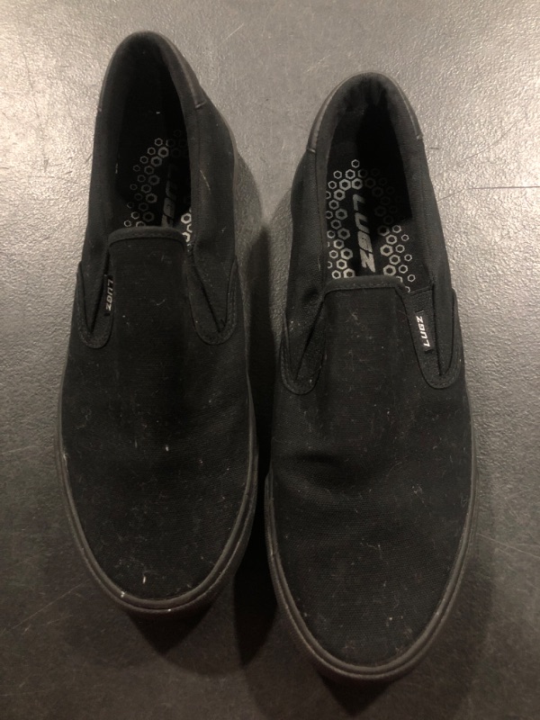 Photo 1 of BLACK SLIP ONS SIZE 12