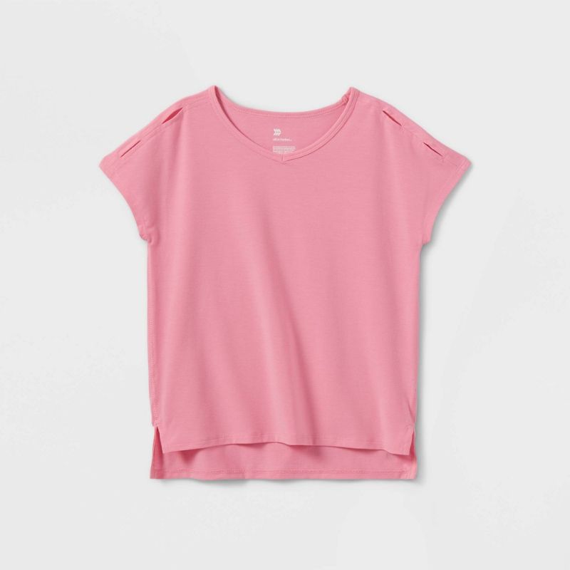 Photo 1 of Girs' V-Neck T-Shirt - a in Motion™ SIZE S