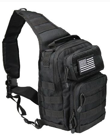 Photo 1 of  Man Women Tactical Crossbody Shoulder Sling Bag
