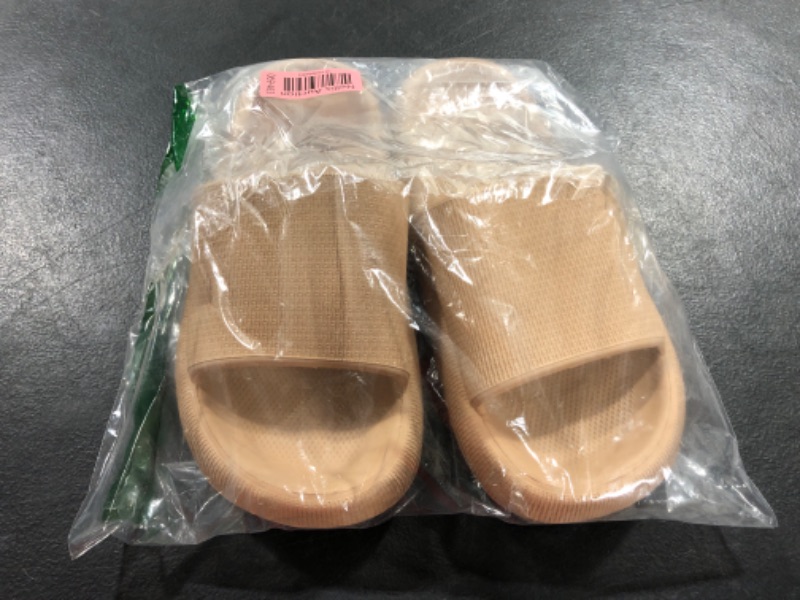 Photo 2 of BRONAX Pillow Slippers for Women and Men | House Slides Shower Sandals | Extremely Comfy | Cushioned Thick Sole SIZE 8