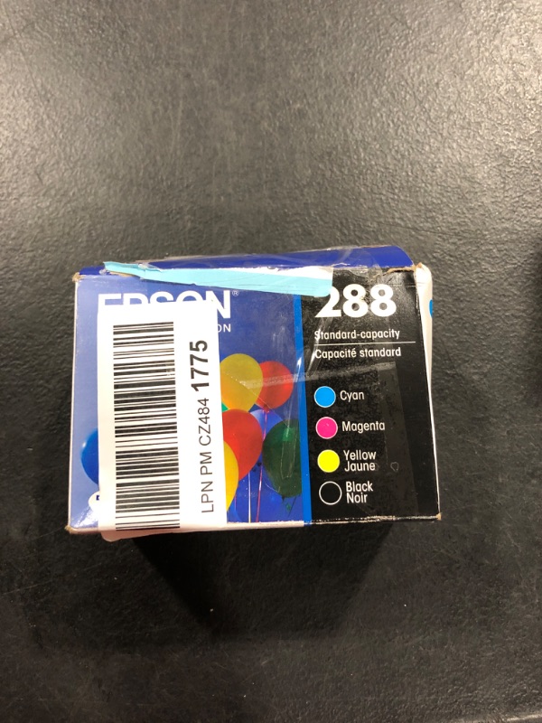 Photo 3 of EPSON T288 DURABrite Ultra -Ink Standard Capacity Black & Color -Cartridge Combo Pack (T288120-BCS) for select Epson Expression Printers, Black and Color Combo Pack