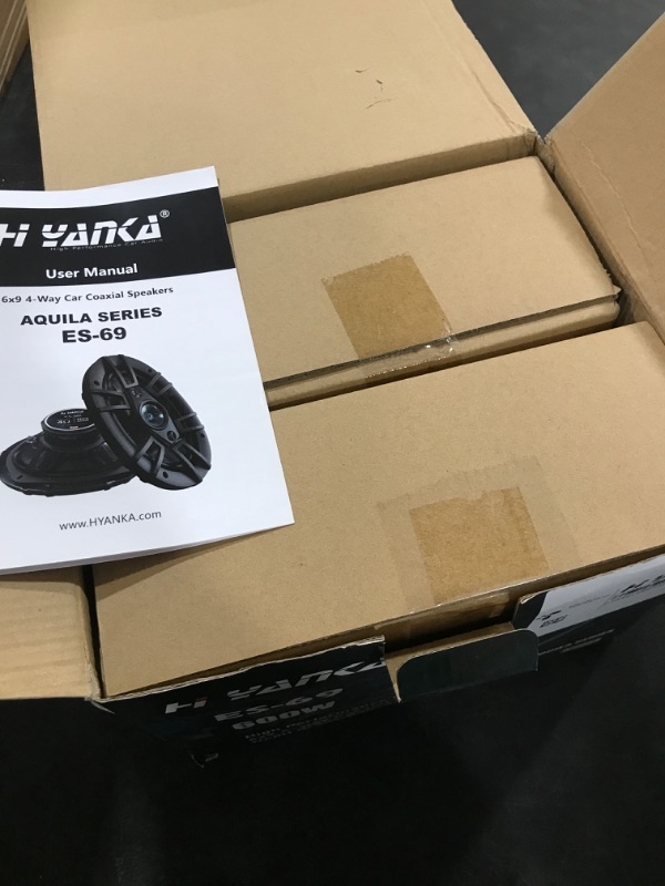 Photo 3 of H YANKA 6x9 Car Speakers,500 Watt Max 4-Way 6x9 Speakers, Professional 6x9 Speakers?Truck Speakers?Speakers for Car?Speakers Car Audio?6 by 9 Speakers?Max Box Car Set?Auto Speakers?1 Pair? Car Coaxial Speakers 6x9 Car Speakers