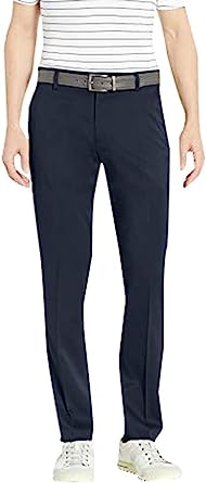 Photo 1 of Amazon Essentials Men's Slim-Fit Stretch Golf Pant Polyester Blend Navy 32W x 31L