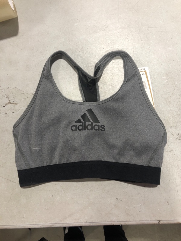 Photo 2 of adidas Women's Don't Rest Alphaskin Bra Medium Dark Grey Heather