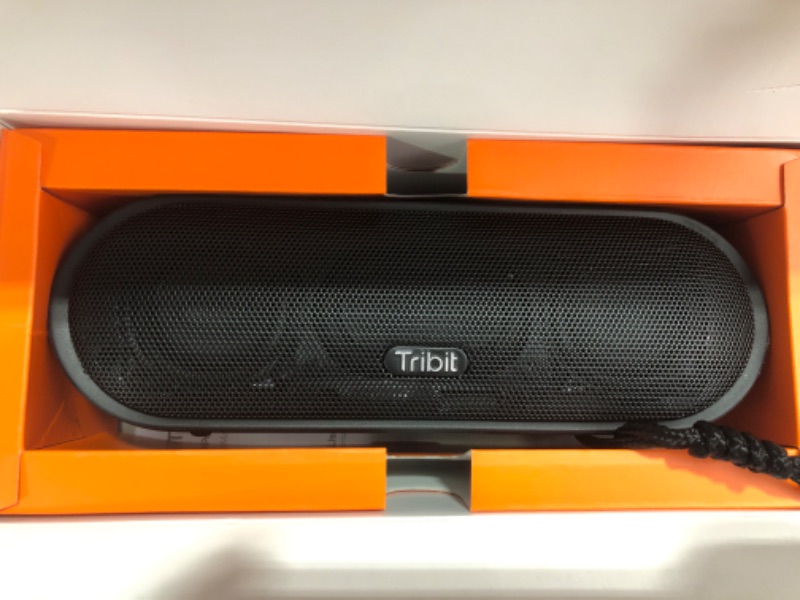 Photo 2 of Tribit Upgraded MaxSound Plus Portable Bluetooth Speaker with 24W Powerful Louder Sound, Exceptional XBass, Audiobook EQ, 20H Playtime, IPX7 Waterproof, USB-C, TWS Pairing for Party, Travel, Outdoor
