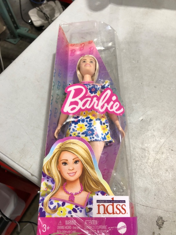 Photo 1 of Barbie Fashionistas Doll # 208, Doll with Down Syndrome Wearing Floral Dress, Created in Partnership with The National Down Syndrome Society