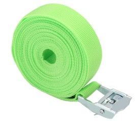 Photo 1 of MroMax 0.98" Width x 13.12ft Length Lashing Straps Polypropylene Cam Buckle Lashing Straps 200Kg Load Cargo Tie Down Strap 25mm x 4M for Moving Cargo Green Tone 4Pcs