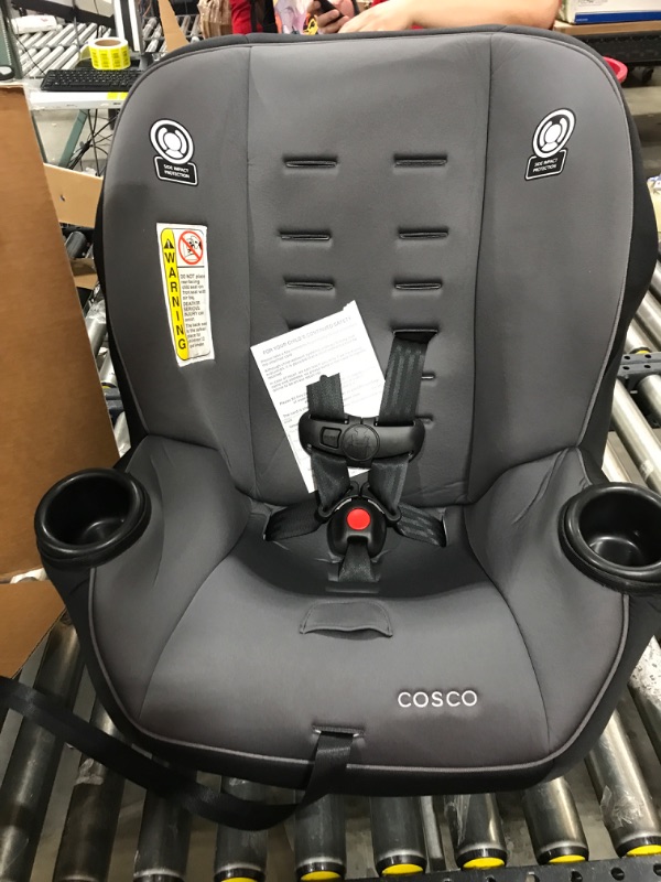 Photo 2 of Cosco Onlook 2-in-1 Convertible Car Seat, Rear-Facing 5-40 pounds and Forward-Facing 22-40 pounds and up to 43 inches, Black Arrows