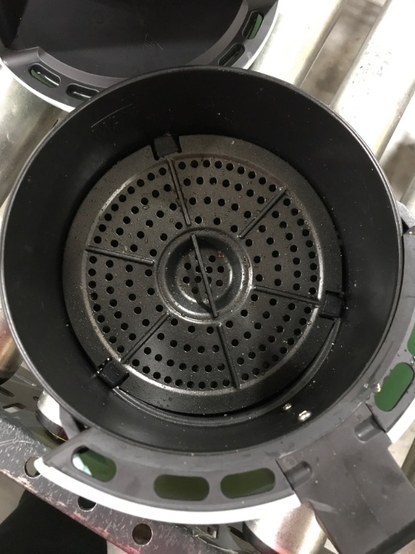 Photo 4 of GoWISE USA Electric Mini Air Fryer with Digital Touchscreen + Recipe Book, 1.7-Qt up to 2 Qt Max, Mint/Silver Mint/Silver 2-Qt Air Fryer