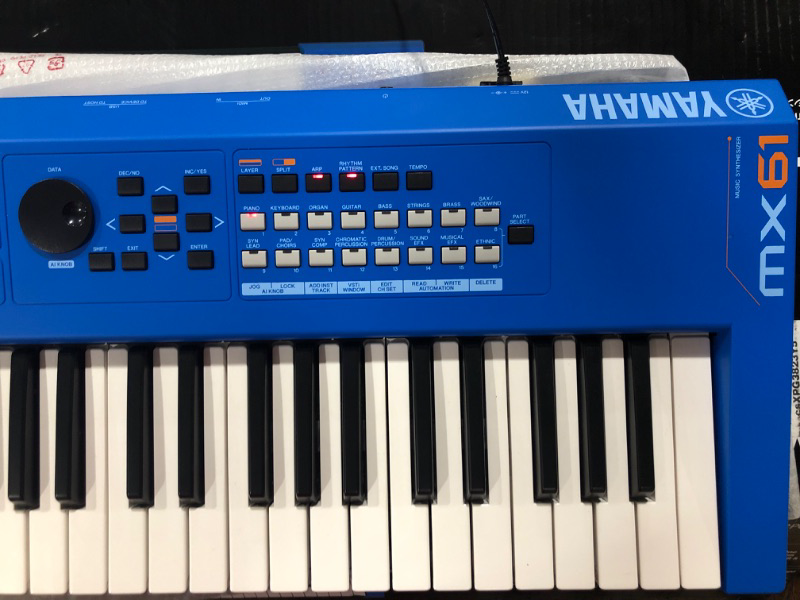 Photo 8 of Yamaha MX61 Music Production Synthesizer, Blue Blue 61-Key MX