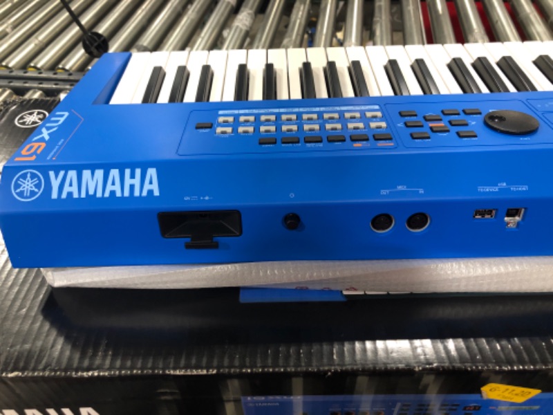 Photo 5 of Yamaha MX61 Music Production Synthesizer, Blue Blue 61-Key MX