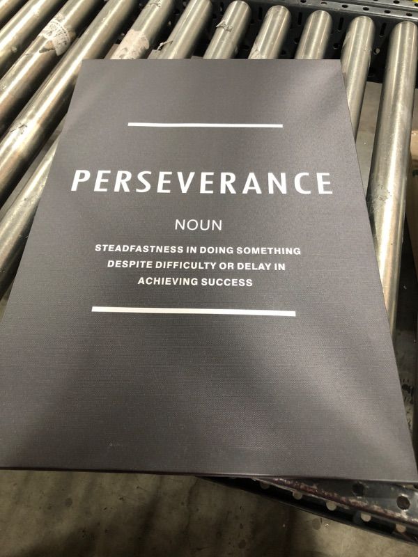 Photo 2 of Office Wall Art, PERSEVERANCE  Prints Entrepreneur Art Motivational Art Success Wall Art Motivational Decor Inspirational Wall Decor Office Wall Art,16X24 INCHES 1 PC
