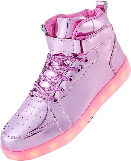 Photo 1 of  Led Light Up Shoes High Top Sneakers SIZE UNKNOWN