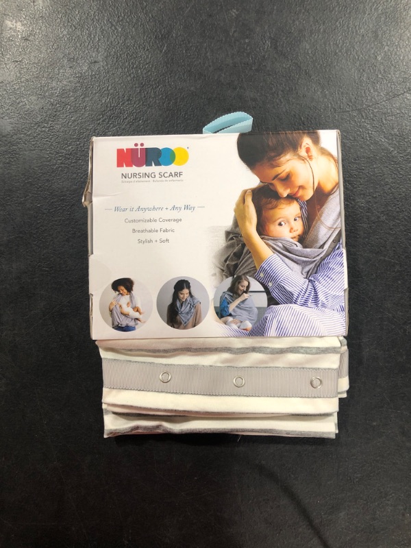 Photo 1 of Byrd & Blume Super Soft Breastfeeding Cover, Nursing Cover, Shawl, Wrap, Scarf, Poncho, Swaddle, Stroller Blanket & Baby Car Seat Cover, 100% Viscose, Oeko-Tex Certified One Size