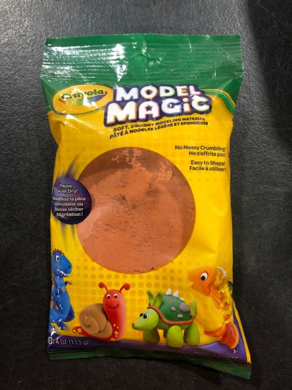 Photo 2 of Crayola Model Magic, Terra Cotta, 4 Ounce, Lightweight Modeling Material For Kids 4 & Up 1 Count (Pack of 1)