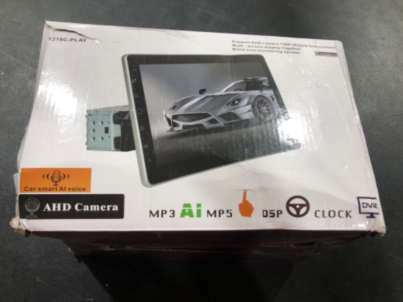 Photo 3 of 10.1 Inch Android Double Din Car Stereo w/Backup Camera HD Touchscreen Tab Read PARTS ONLY 
