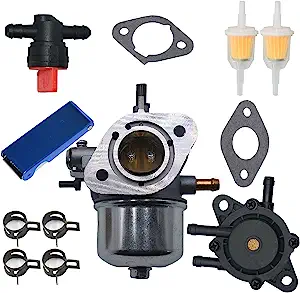 Photo 1 of 15003-7061 Carburetor Fits For Kawasaki FH430V FS481V Recoil Start Engine Parts with 49040-7001 fuel pump Replace 15003-7047,15004-0823 49040-0769