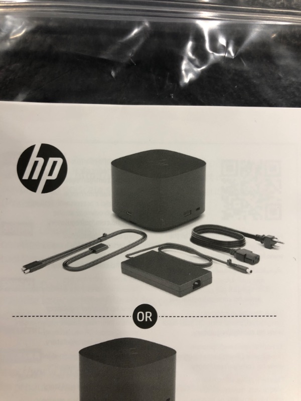 Photo 3 of HP HSN-IX01 - HP USB-C Thunderbolt G2 120W Docking Station Dock Kit With 120W AC Adapter