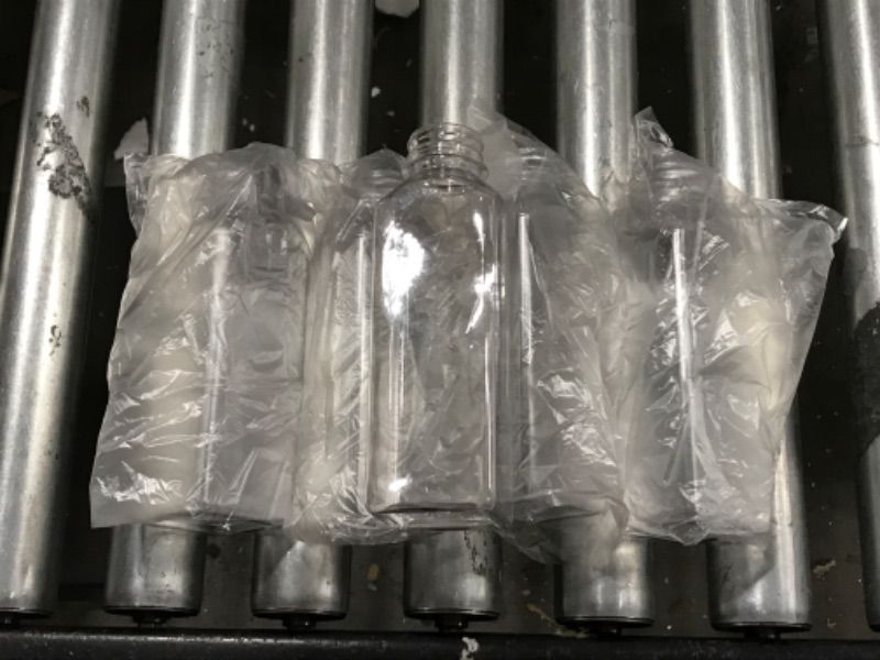 Photo 1 of Generic 16oz Plastic Juice Bottle, Clear, 5 Pack