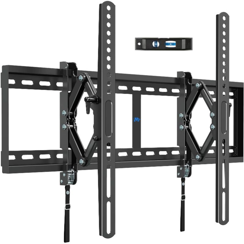 Photo 1 of Mounting Dream Advanced Tilt TV Wall Mount for Most 42-90 Inch Flat and Curved TV, Universal Wall Mount TV Bracket with Extension up to 7 inch, Fits 16", 24", 32" Studs, Max VESA 800x400mm and 120LBS