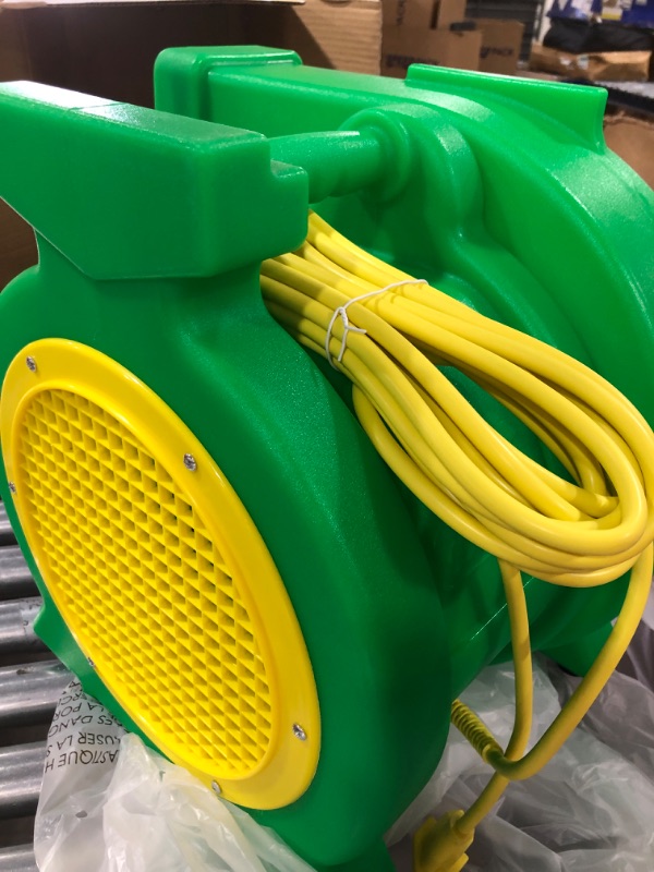 Photo 5 of B-AIR Kodiak 1.5 HP ETL Bounce House Blower, Green