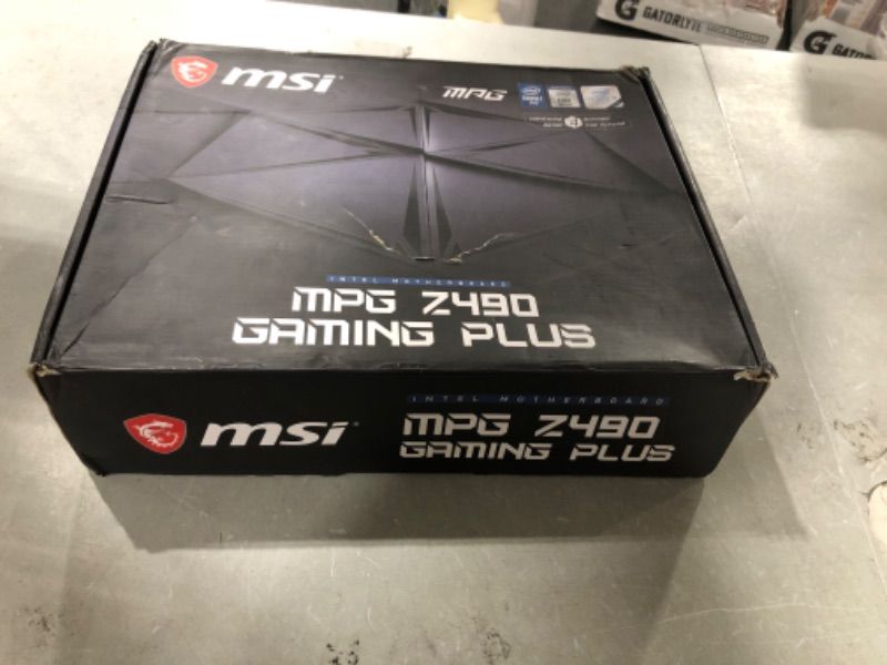 Photo 1 of [SOLD FOR PARTS] MSI MPG Gaming Plus Intel Z490 LGA 1200 ATX DDR4-SDRAM Motherboard
