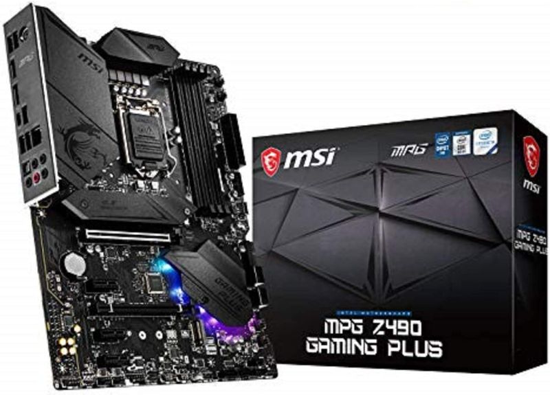 Photo 1 of [SOLD FOR PARTS] MSI MPG Gaming Plus Intel Z490 LGA 1200 ATX DDR4-SDRAM Motherboard
