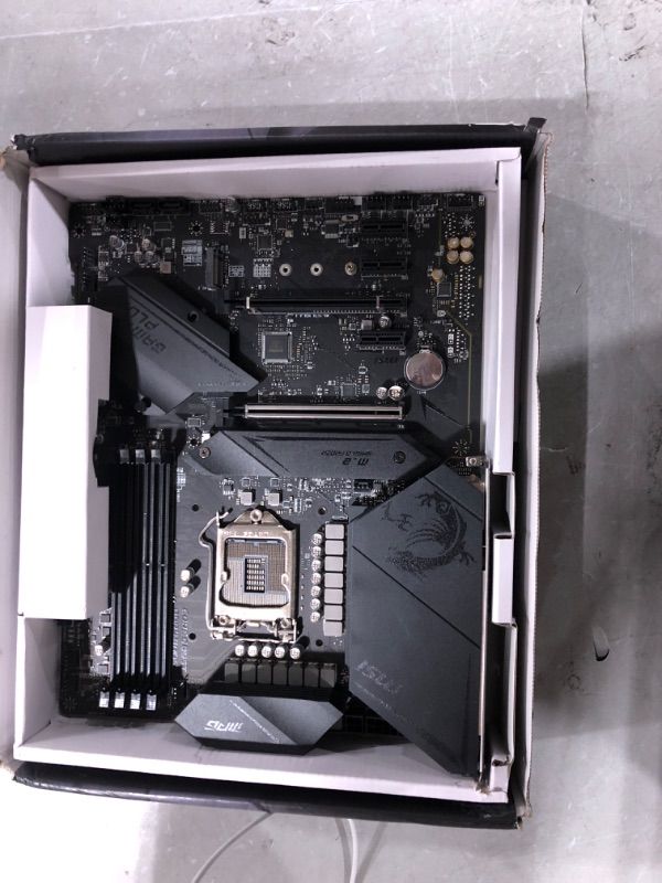 Photo 2 of [SOLD FOR PARTS] MSI MPG Gaming Plus Intel Z490 LGA 1200 ATX DDR4-SDRAM Motherboard
