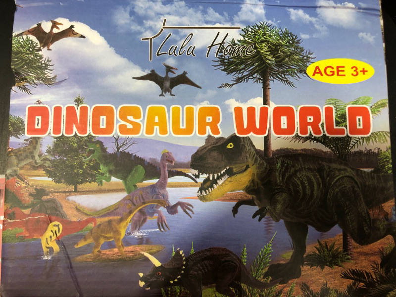 Photo 1 of 19pcs Dinosaur Playset with Mat