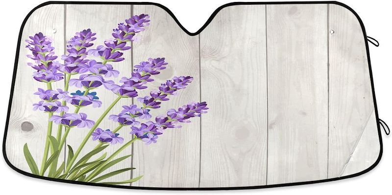 Photo 1 of Car Windshield Sunshade- Lavendar