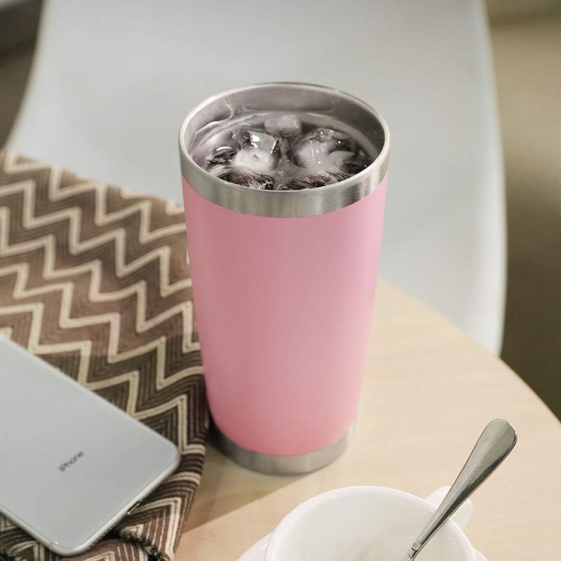 Photo 1 of 20 Oz Tumbler With Slider Block Lid -Pink