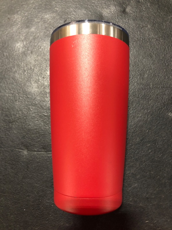 Photo 1 of 20 Oz Tumbler With Slider Block Lid -Brick Red