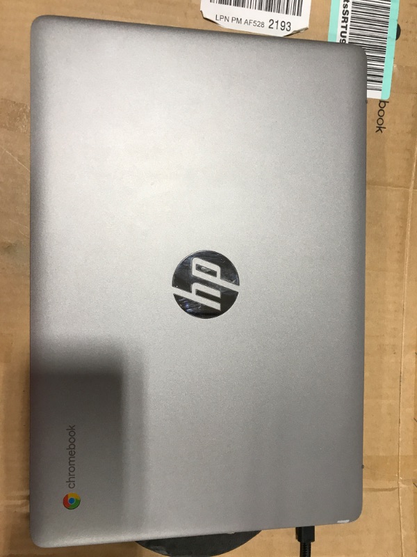 Photo 3 of HP Chromebook 14 Laptop, Intel Celeron N4120, 4 GB RAM, 64 GB eMMC, 14" HD Display, Chrome OS, Thin Design, 4K Graphics, Long Battery Life, Ash Gray Keyboard (14a-na0226nr, 2022, Mineral Silver)