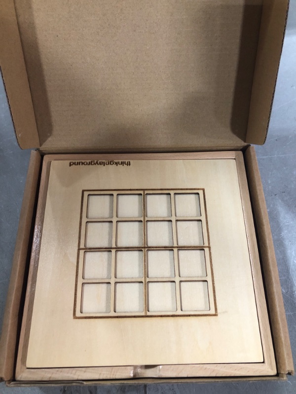 Photo 2 of Double The Fun: Wooden Sudoku Puzzle Game for Kids with 4x4 and 6x6 Grids and 60 Challenges