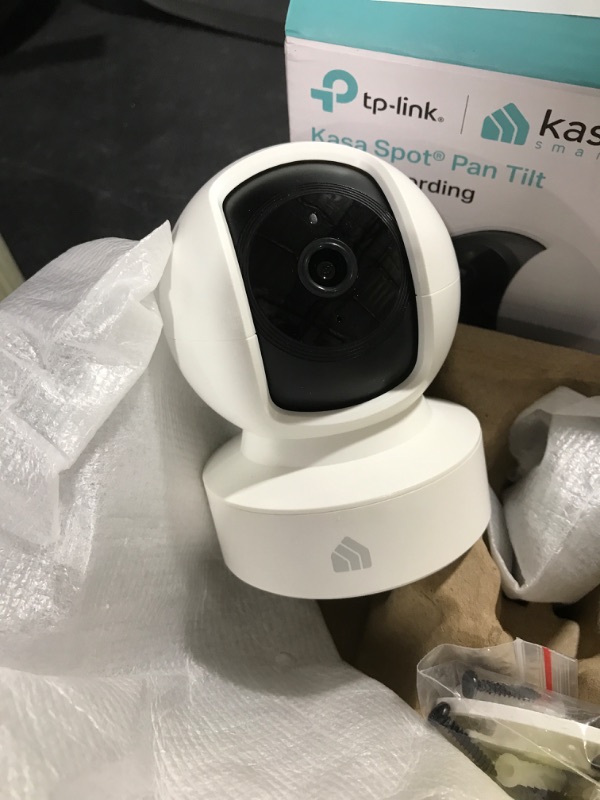 Photo 4 of Kasa Smart 2K Security Camera for Baby Monitor Pan Tilt, 4MP HD Indoor Camera with Motion Detection, Two-Way Audio, Night Vision, Cloud & SD Card Storage, Works with Alexa & Google Home (KC410S) Pan/Tilt Camera New 2K