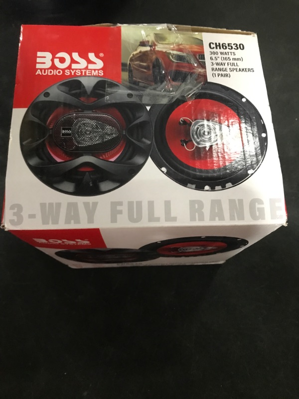 Photo 5 of Boss Audio Systems Ch6530 Car Speakers - 300 Watts Of Power Per Pair And 150 Watts Each, 6.5 Inch, Full Range, 3 Way, Sold In Pairs