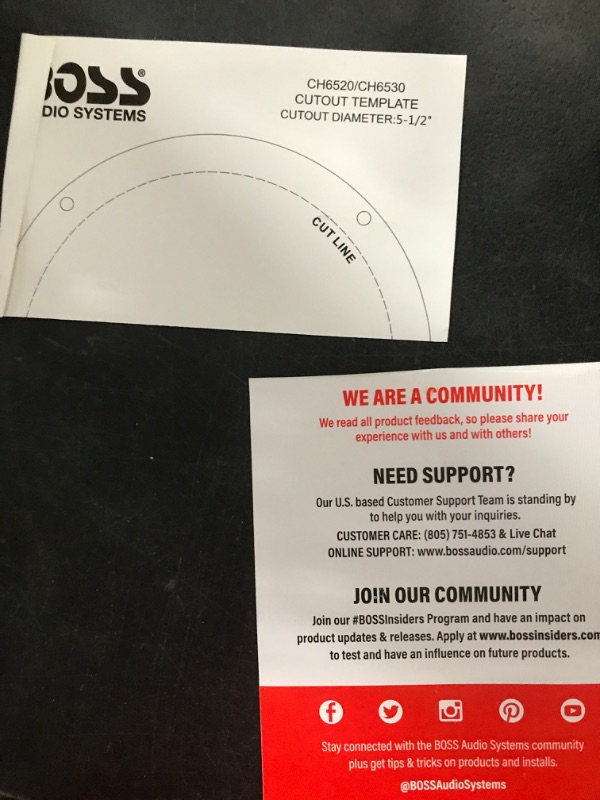 Photo 4 of Boss Audio Systems Ch6530 Car Speakers - 300 Watts Of Power Per Pair And 150 Watts Each, 6.5 Inch, Full Range, 3 Way, Sold In Pairs