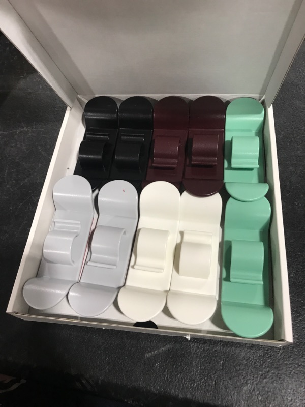 Photo 2 of 10 PCS Cord Organizer for Kitchen Appliances, 2022 New Upgraded Cord Organizer Cord Winder Cord Wrapper Cord Keeper Cord Holder Stick on Coffee Maker, Air Fryer, Pressure Cooker, Mixer, Toaster 2*Black 2*White 2*Grey 2*Red 2*Green 10 PCS