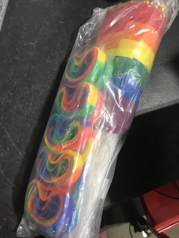 Photo 1 of 100PCS Pride Decorations, Pride Flags Pride Bracelets, Mini LGBTQ Rainbow Flags Wristband Bulk, Gay Pride Month Supplies Flags Bracelets, Lesbians Pride Accessories Stuff Set for Parade Party Decor