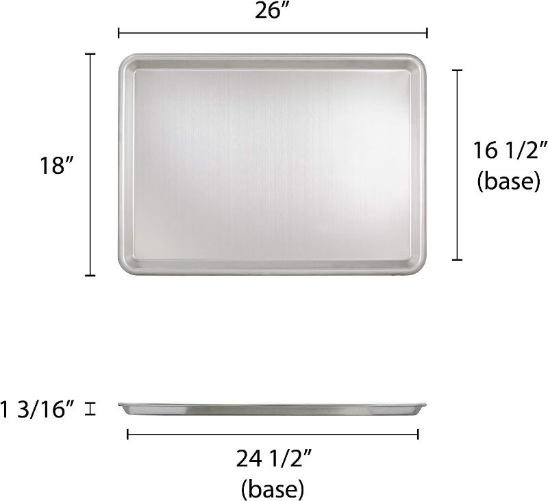 Photo 1 of  18" x 26" Full Size Aluminum Sheet Pan