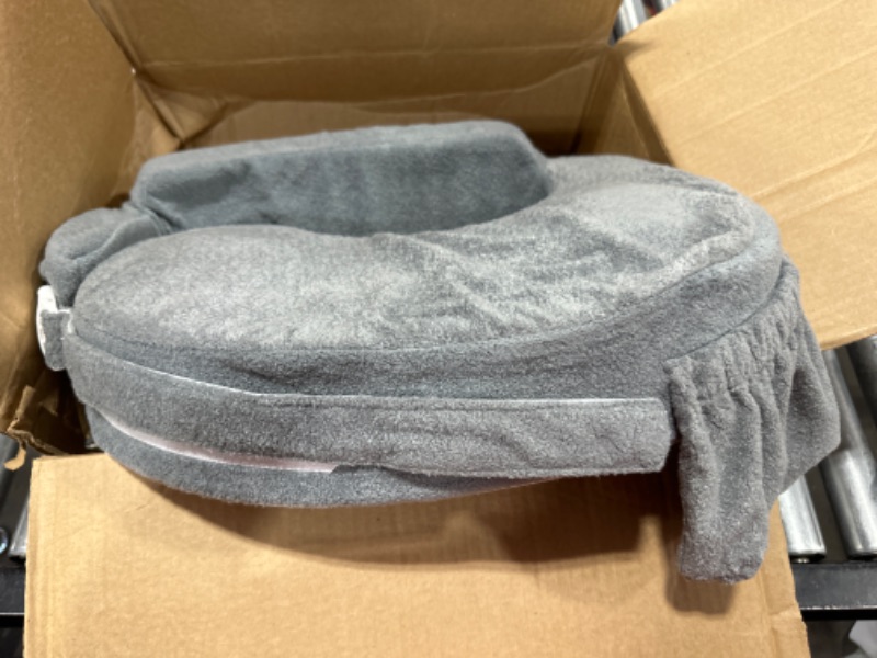 Photo 1 of Boppy Organic Nursing Pillow and Positioner - Soft Pine, Breastfeeding, Bottle Feeding, Baby Support, with Organic Cotton Cover, Awake-Time Support