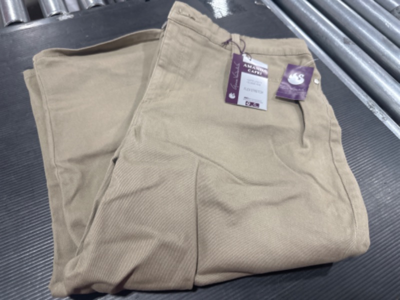 Photo 2 of Hazelnut Amanda Capri Pants - Women SIZE 16
