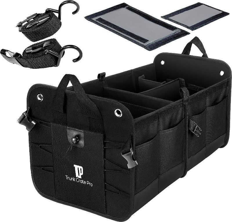 Photo 1 of 
TRUNKCRATEPRO Trunk Organizer for Car, SUV, Car Organizers and Storage. Premium Adjustable Multi Compartments Durable Foldable Gift