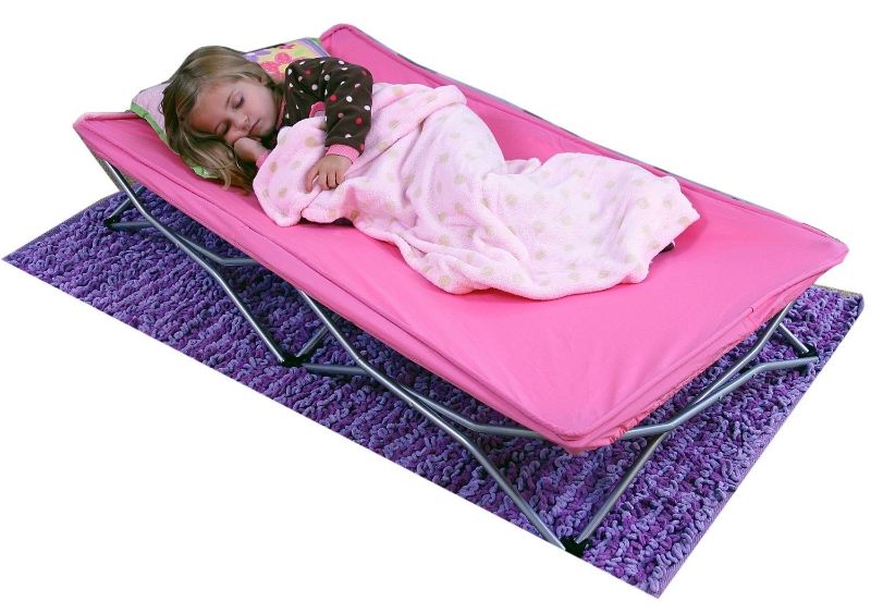 Photo 3 of 
Regalo My Cot Portable Toddler Bed, Includes Fitted Sheet, Pink