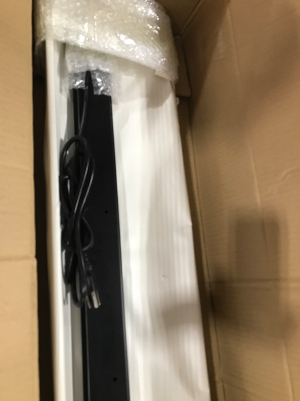 Photo 1 of SLVUAFRN Floating Display Shelf with Built-in Illuminated LED Light and Transformer, Metal Wall Mounted Light-Emitting Shelves, Lighted Display Stand for Entrance Bar Countertop Living Room Bathroom… 80CM/31.5in