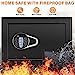 Photo 1 of 1.0 Cuft Home Safe Fireproof Waterproof, Home Security Safe Box with Fireproof Money Bag, Programmable Keypad Lock,Removable Shelf, Fireproof Safe for Home Secure Documents, Money, Medicines Jewelry 